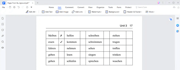 Remove Background From PDF